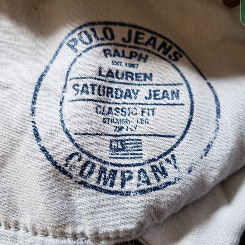 Vintage Polo Ralph Lauren High Rise Medium Wash Straight Leg Dad Jeans Size 10 - Picture 5 of 5